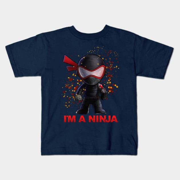 I'M A NINJA Cosplay 24 Kids T-Shirt by imaninja